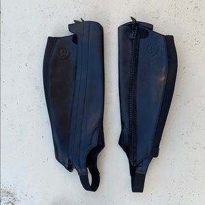 Black Ariat half-chaps XS